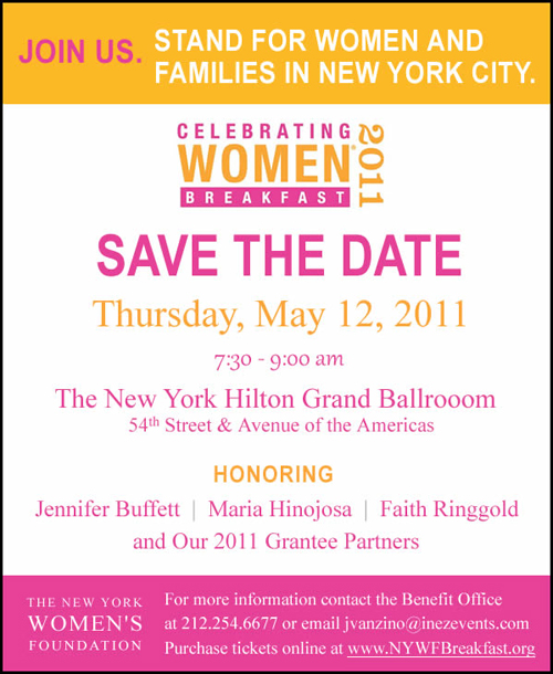 New York Women's Foundation Breakfast