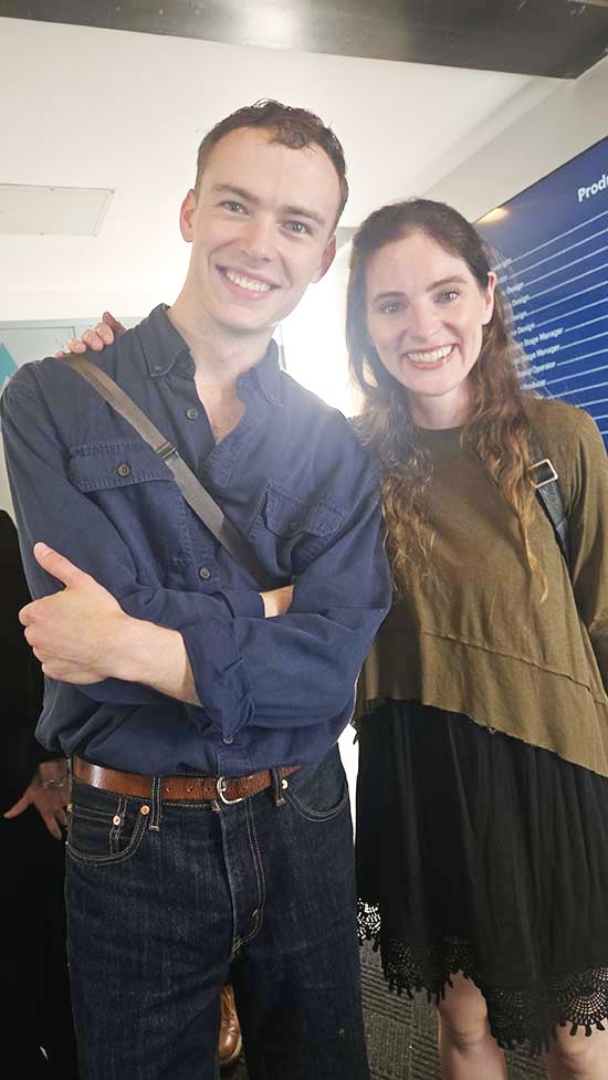 Ella Kaille and Brett Temple
