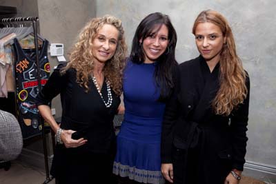 Ann Dexter Jones, Ashley Turen and Charlotte Ronson