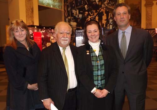 Camilla G. Hellman MBE, Director of Development,The American-Scottish Foundation, Inc,Vartan Gregorian, President, Carnegie Corporation of New York,Heather L. Bain, Director, The American-Scottish Foundation, Inc, Anthony Mark, President, New York Public Library. 