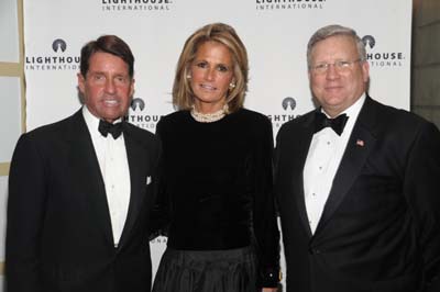   Lightyears Honorees Chris & Grace Meigher with Lighthouse International President and CEO Mark Ackermann 