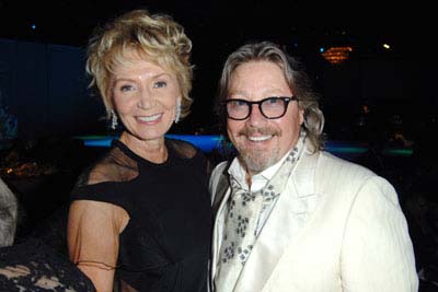 Shelley E. Reid, Senior Vice President Television Business & Legal Affairs at Metro-Goldwyn-Mayer Studios &nbsp;with Christopher Wicks, designer/founder of menswear company English Laundry. &nbsp;Reid chaired the 2012 Otis Scholarship Benefit and Fashion Show held May 5 at the Beverly Hilton where Wicks was presented with the 2012 Otis Creative Vision Award. &nbsp;Over $1.1 million was raised for art and design college scholarships to L.A.�s first art and design school, Otis College of Art and Design, &nbsp;founded in 1918