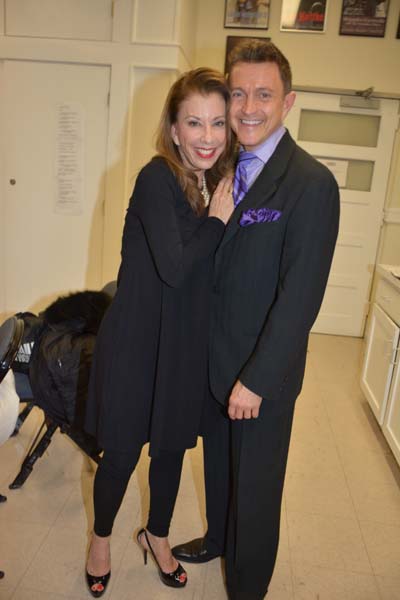 &nbsp;Judi Mark and Jeff Harnar.  Photo by:  Rose Billings/Blacktiemagazine.com