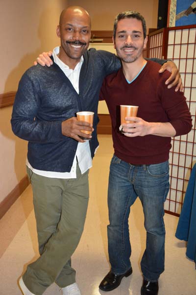 &nbsp;T. Oliver Reid and Eric Yves Garcia.  Photo by:  Rose Billings/Blacktiemagazine.com