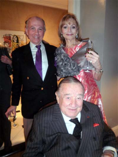 &nbsp;Sirio Maccioni, Larry Kaiser and Ronnie Perl.  Photo by:  Gregory Speck