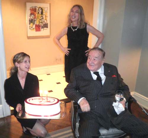 Jenessa, Sirio Maccioni and Lauren Lawrence.  Photo by:  Gregory Speck