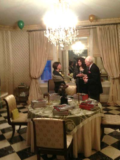 &nbsp;All of Sirio/Pamela's books that were for sale ... A Table at Le Cirque.  Photo courtesy of Lauren Lawrence