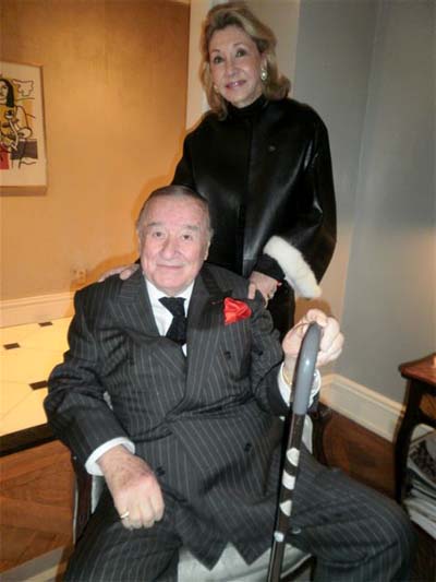 Sirio Maccioni and Susan Gutfreund.  Photo by:  gregory Speck
