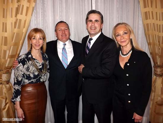 &nbsp;Erica Stein, Murray O'Brien, New York Meeting, Tom Fitton, President of Judicial Watch and  Barbara Winston.  Photo by:  vincent menza
