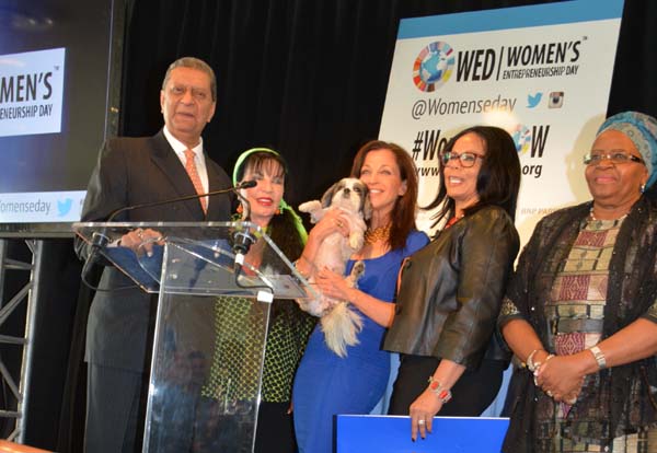 Amir Dossal, Loreen Arbus, Wendy Diamond, Baby Hope. Photo by: Rose Billings/Blacktiemagazine.com