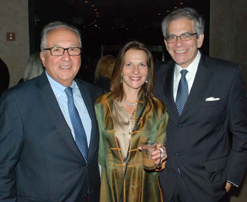 Fred Marino, FASPE Executive Steering Committee Member, Debbie Bisno, Steering Committee Member, Dr. David G. Marwell, Director of the Museum of Jewish Heritage