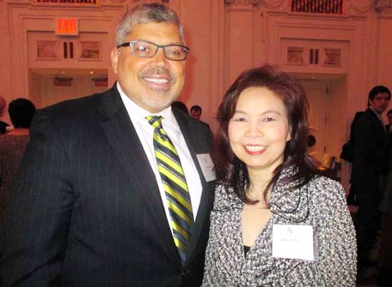 Greg Marchi, Chief Representative, Cheung Kong Graduate School of Business Americas, Jessica Tu, Luxury Marketing Council, Shanghi