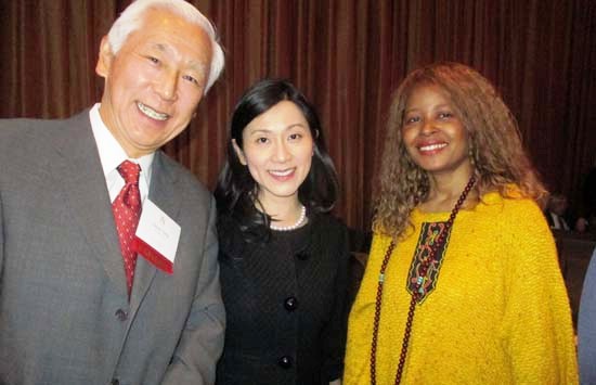Oscar Tang, Agnes Hsu-Tang, Itai Madamombe, Executive Office of the Secretary- General, United Nations