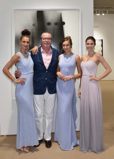 Henry Barguirdjian and Graff Models.  Photo by:  Annie Watt