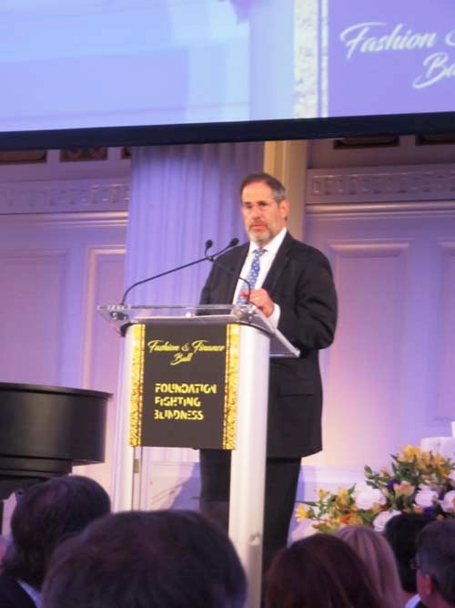 David Brint, Chairman of the Board Foundation Fighting Blindness. Photo by: Joyce Brooks/Blacktiemaagzine.com