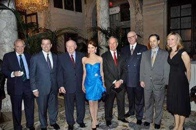 Ray Troubh, Tony Mann, Jerold D Jacobson, Jean Shafiroff, Mayor Michael Bloomberg, Paul Levine, David Rivel, Melissa Russo&nbsp;. Photos by:� Annie Watt