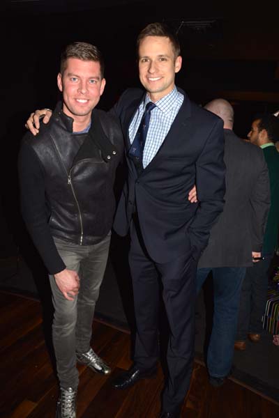 &nbsp;Dougie Meyer and Erik Bottcher.  photo by: rose billings/blacktiemagazine.com