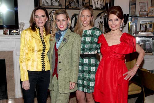 Michele Gerber Klein, Michelle Marie Heinemann, Nicole Hanley Mellon, Jean Shafiroff. Photo by: Amber De Voss, Patrick McMullan