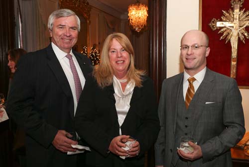  LtoR Kevin and Sue Dwyer Chief Development Officer North Shore-LIJ, Sean Lane Vice Chairman St Patrick's Day Foundation NYC
