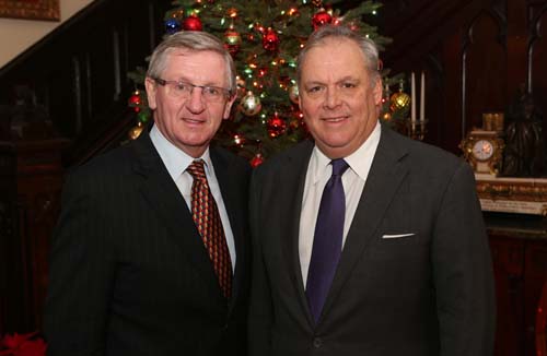 Ambassador Noel Killkenny&nbsp; Consul General of Ireland I New York, Frank Comerford, President of NBC commercial Operations in the US.