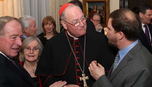  John Dunleavy Chairman NY St Patrick's Day Parade, Cathy Mitchell Mecilli Secretary NY St Patrick's Day Parade, Cardinal Dolan, Lars Halter German-American&nbsp;Steuben Parade;