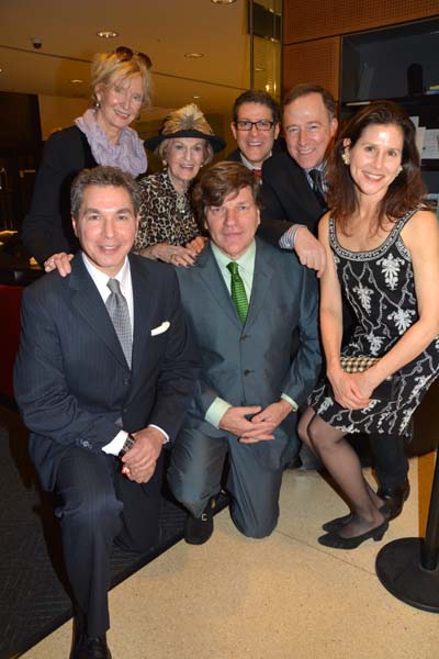 Guy Kohn, John Ruesch and Debra Kohn front row ,Back Row Jeanne Atkinson,Sherry Baroness Von Koeber, David Lees, Steven Yorra.  photo by:  rose billings/blacktiemagazine.com