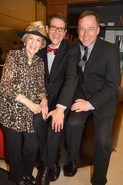 Sherry Von Koeber, David Lees and Steven Yarro.  photo by:  rose billings/blacktiemagazine.com