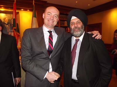 Robin van Puyenbroeck, Ambassador Manjeev Singh Puri 