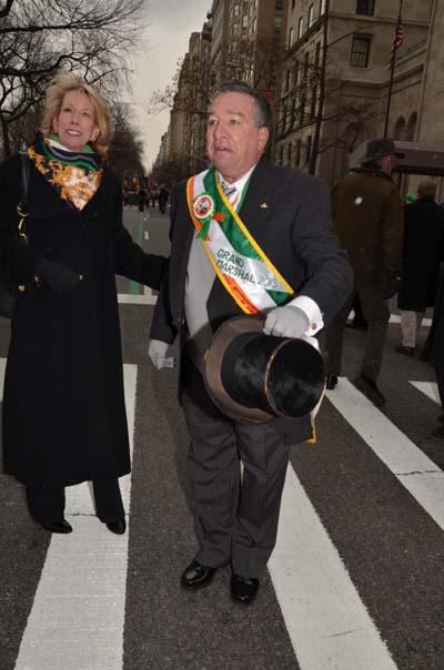 &nbsp;Grand Marshal Alfred E. Smith IV at 252nd St. Patrick's Day Parade! on The Streets of New York.  Photos by: BlackTieMagazine/Rose Billings