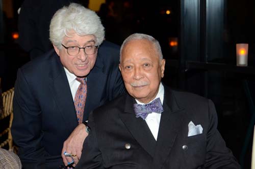 Jay Kriegel and Former Mayor&nbsp;David Dinkins. Photo by:  &nbsp;Scott Roth, AP.