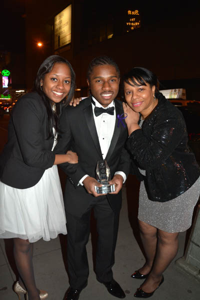 &nbsp;Natasia Cole, Christian Cole, Sharon Cole.  Photo by:  Rose Billings/Blacktiemagazine.com