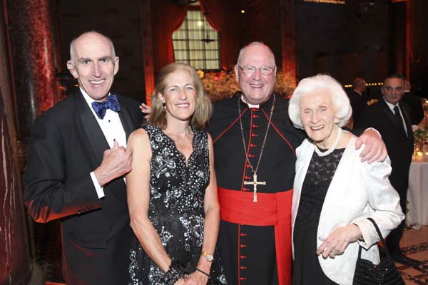  &nbsp;Dick Cashin, Lisa Cashin, His Eminence, Timothy Michael Cardinal Dolan, Mary Cashin. Photo Courtesy of Matthew Adam Photography