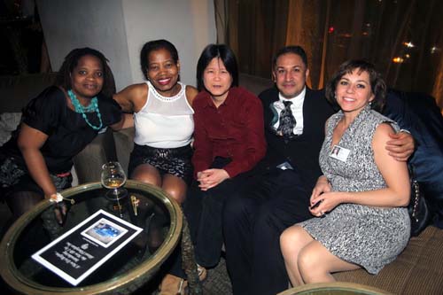 Debra Johnson with other guests & &nbsp;Frank Omar of Frankly Speaking New York TV Channel 34