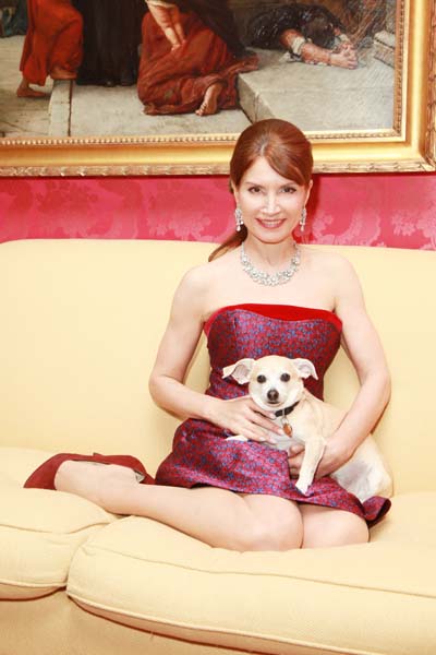 Jean Shafiroff and her dog:�Patrick McMullanPhoto J Grassi/PatrickMcMullan.com