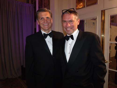 Marc Pritchard, Procter & Gamble Global Brand Building Officer and former Ad Council Board Chair, Andrew&nbsp;Robertson,&nbsp;BBDO Worldwide Chairman and CEO&nbsp;&nbsp;.  photo by:  blacktiemagazine/GMK
