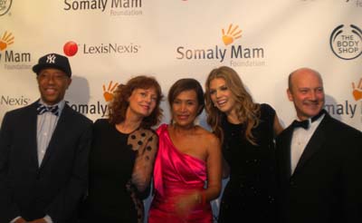 Russell Simmons, Susan Sarandon, Somaly Mam, Annalynne McCord and Phil Kowalczyk