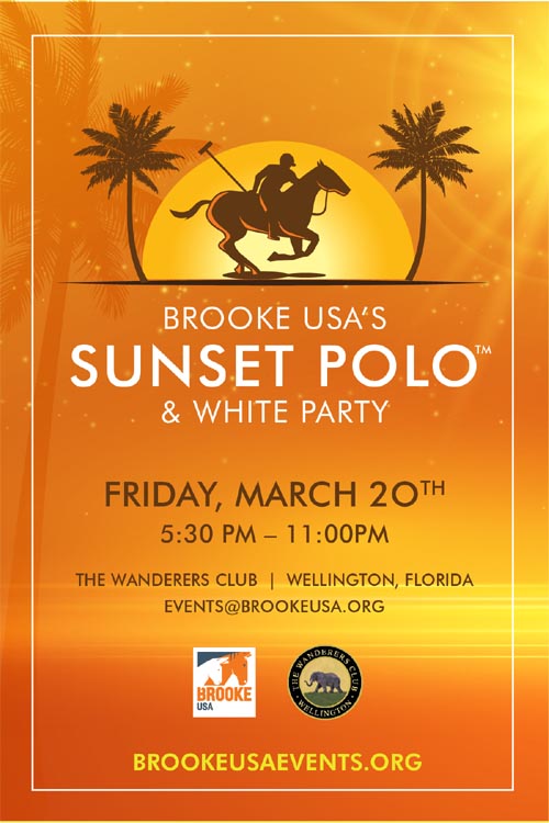 Brooks USA Sunset Polo & White Party