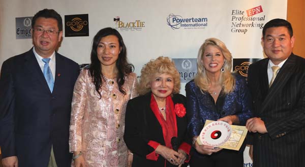 Black Tie China,  welcomed our distinguished guests to NYC.Fan Xiaowei, Party Committee Vice Director, China Artist Association, Dina Fu, Gloria Cressler, Rita Crosby.Professor Li Jing Xing, Director, Beijing University Chinese Balance Theory Research Center