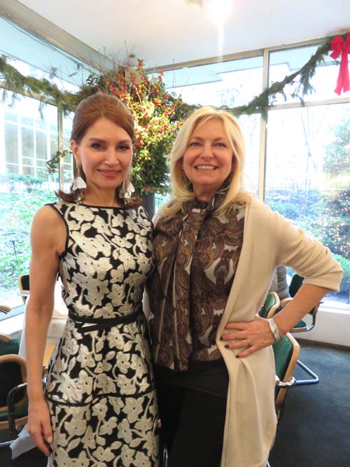 Jean Shafiroff and Debra Halpert.  Photo by:  Joyce Brooks/ Blacktiemagazine.com