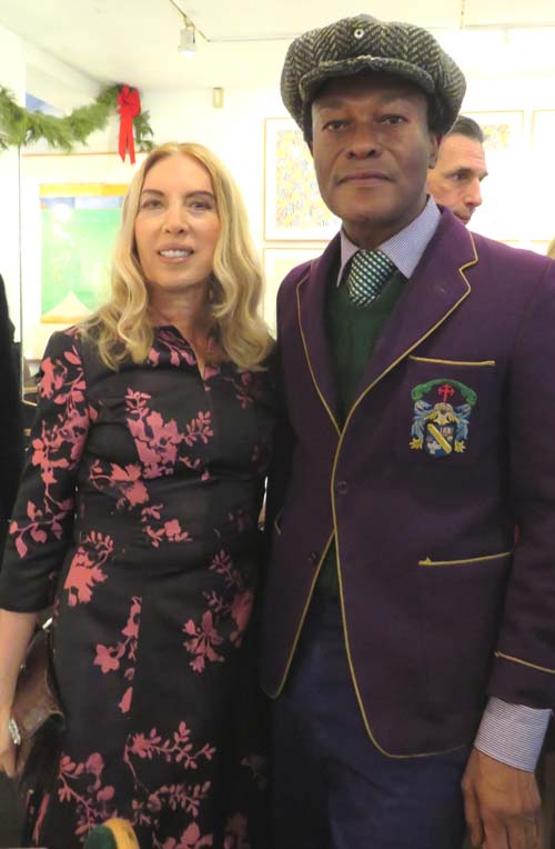 Lauren Lawrence and Ike Ude.  Photo by:  Joyce Brooks/Blacktiemagazine.com