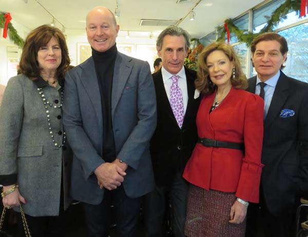 Carol Belladora, Prince Dimitri of Yugoslavia , Roy Kean, Margo Langenberg and Edgar Batista.  Photo by:  Joyce Brooks/Blacktiemagazine.com