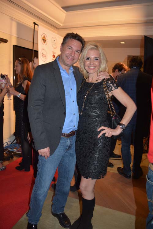 Michael Travin and Melissa.  Photo by:  Rose Billings/Blacktiemagazine.com