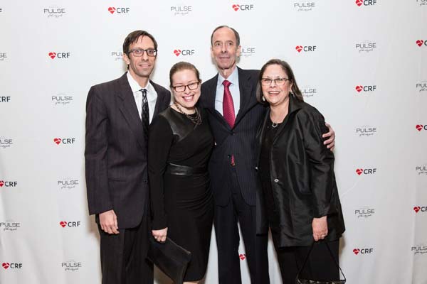  Dr. Allan Schwartz, Chief of Cardiology at NewYork-Presbyterian, and wife, Barbara Schwartz and children Ben Schwartz and Meredith Schwartz