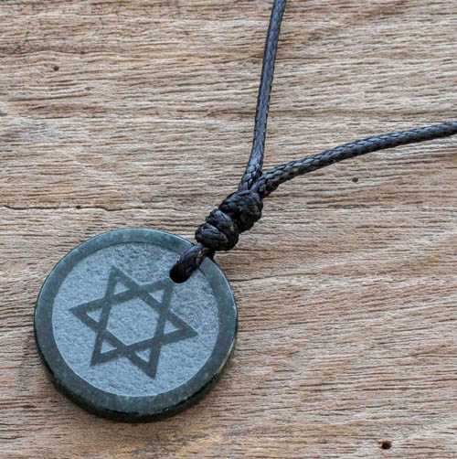Jorge Lopez in Guatemala, this necklace, The Star of David,