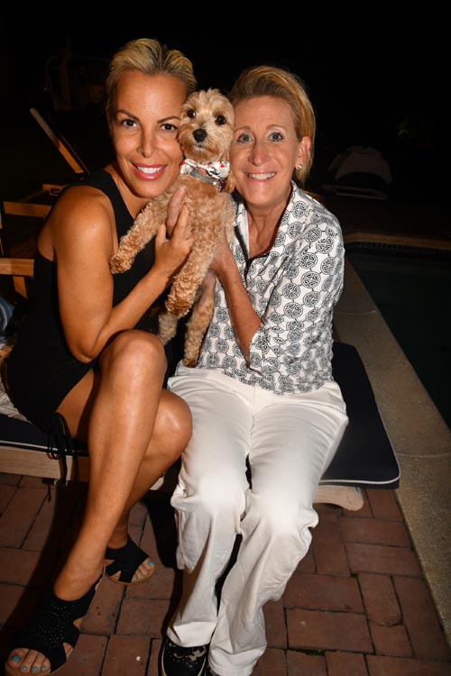 Danielle Reda, Gorgeous Pup and Judith M. Kasen-Windsor. Photo by: Rose Billings/Blacktiemagazine.com
