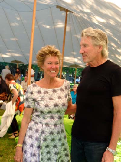  Edwina Von Gal and Roger Waters.  Photo by:  Katlean de Monchy