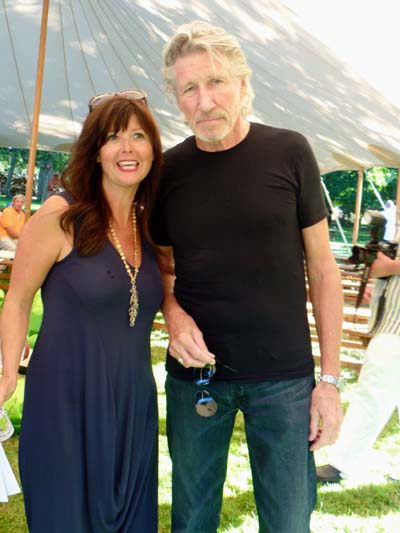 Jenny Muldar artistic director and Roger Water.  Photo by:  Katlean de Monchy