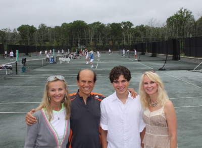 Bonnie Pfeifer-Evans, Mike Milken, Justin Pierce Galloway, Sara Herbert-Galloway