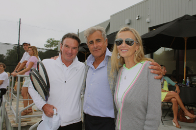 Jimmy Connors, Spencer Segura , Bonnie Pfeifer Evans