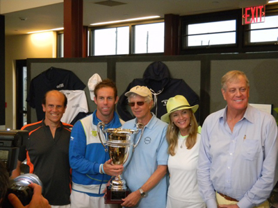 Mike Milken, Paul Henley (currently ranked #4 in the world doubles), Joel Pashcow, Bonnie Pfeifer Evans &